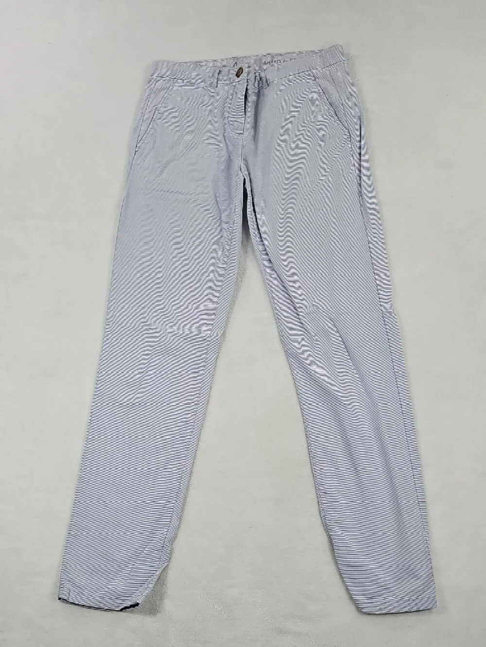 Gap Academy Blazer Pants Set 2 Blue White Seersucker Stripe Cotton Suit 9